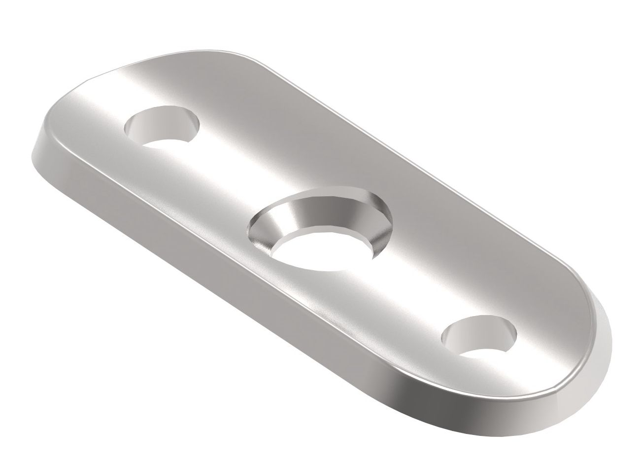 Anschlussplatten für Handlaufhalter