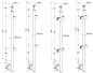 Preview: End- / Mittelpfosten Art.-Nr. 24135ff