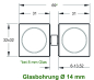 Preview: Duschtürknopf Art.-Nr. 46360ff