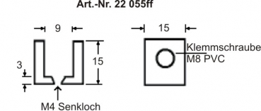 Glasplattenträger Art.-Nr. 22055ff