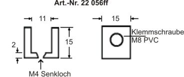 Glasplattenträger Art.-Nr. 22055ff