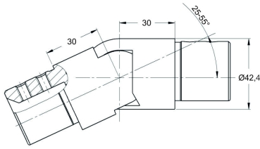 Preview: Rohrverbinder absteigend Art.-Nr. 36777ff
