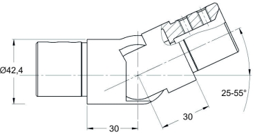 Preview: Rohrverbinder aufsteigend Art.-Nr. 36778ff