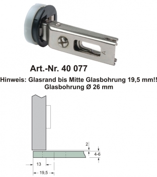 Scharnierarm Art.Nr. 40075ff