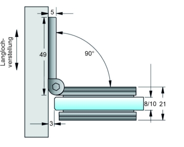 Winkelverbinder Pontere Art.-Nr. 46075ff