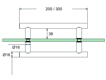 Duschtürgriff Art.-Nr. 43110ff