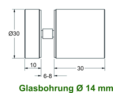 Preview: Duschtürknopf Art.-Nr. 46300800