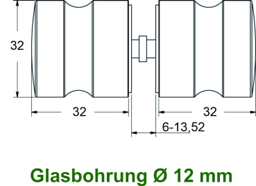 Duschtürknopf Art.-Nr. 46306ff