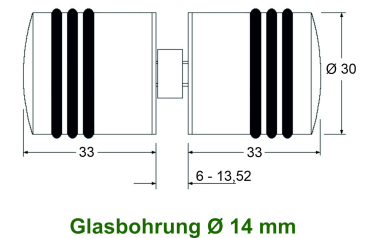 Duschtürknopf Art.-Nr. 46325ff