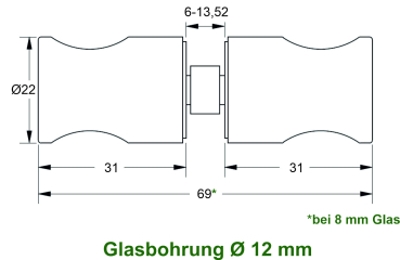 Duschtürknopf Art.-Nr. 46328ff