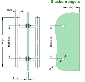 Glastürgriff Art.-Nr. 47275ff