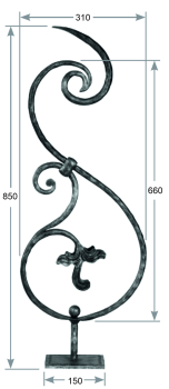 Preview: Drachenpfosten Art.-Nr. 2700302400