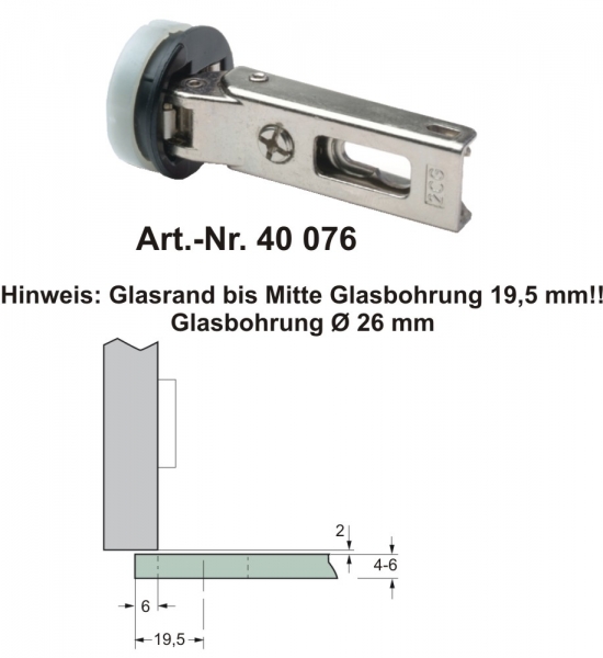 Scharnierarm Art.Nr. 40075ff