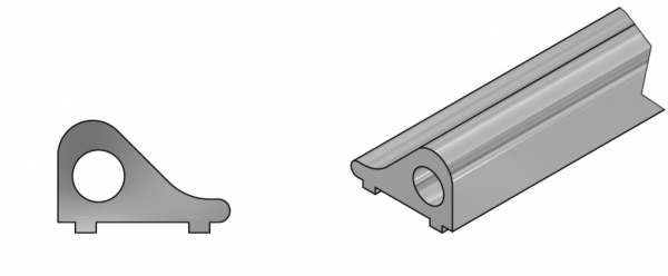 Schwallschutzprofil gebogen Art.-Nr. 46901ff