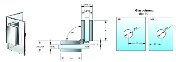 Winkelverbinder Flamea+ Art.-Nr. 46171ff