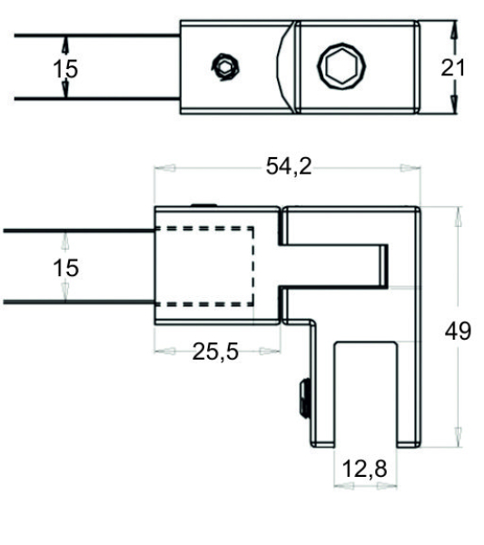 Glasanschluss verstellbar Art.-Nr. 47370ff