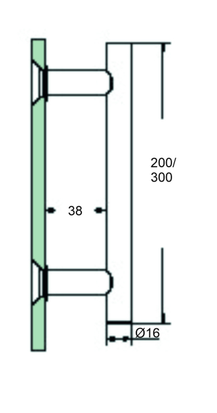 Duschtürgriff Art.-Nr. 43130ff