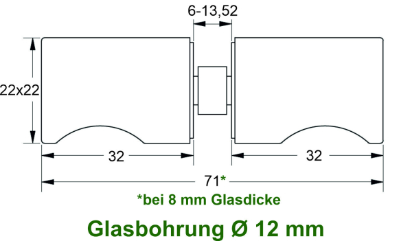 Duschtürknopf Art.-Nr. 46313ff