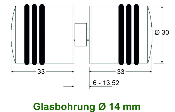 Duschtürknopf Art.-Nr. 46325ff