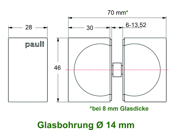 Duschtürknopf Art.-Nr. 46331ff