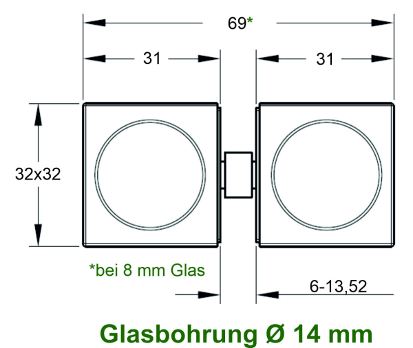 Duschtürknopf Art.-Nr. 46360ff