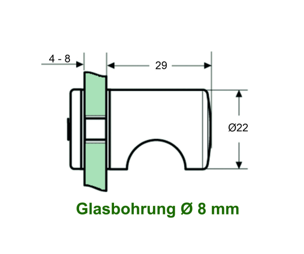 Duschtürknopf Art.-Nr. 47200322