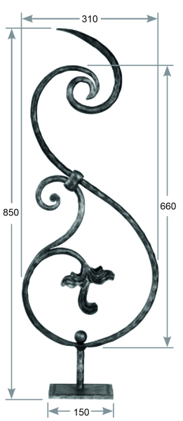 Drachenpfosten Art.-Nr. 2700302400