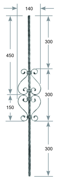 Zierstab 12 x 12 mm Art.-Nr. 2700516400