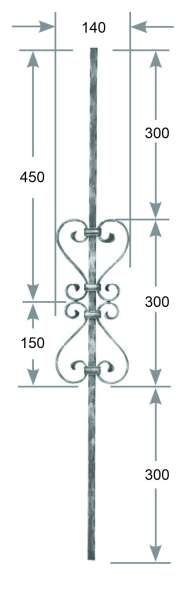 Zierstab 12 x 12 mm Art.-Nr. 2700517400