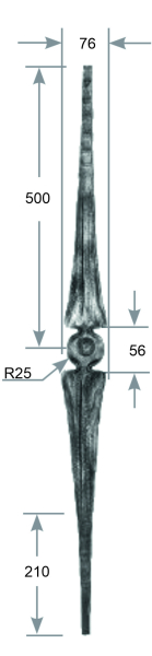 Zierstab 15 x 15 mm Art.-Nr. 2700558400