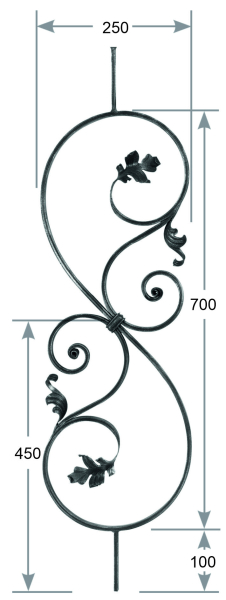 Zierstab 16 x 8 mm Art.-Nr. 2700612400
