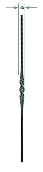 Zierstab 12 x 12 mm Art.-Nr. 2900571400