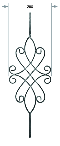 Zierstab 12 x 12 mm Art.-Nr. 2900580400