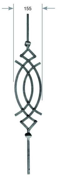 Zierstab 12 x 12 mm Art.-Nr. 2900584400