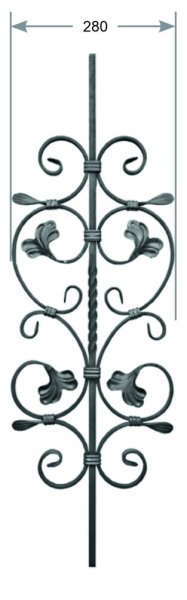 Zierstab 12 x 12 mm Art.-Nr. 2900630400