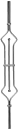 Zierstab 2x Ø 12 mm Art.-Nr. 2700802400